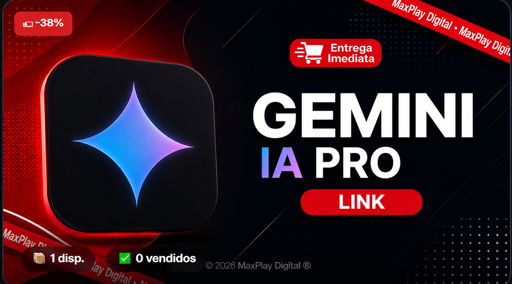GEMINI IA PRO 18 MESES + 5TB