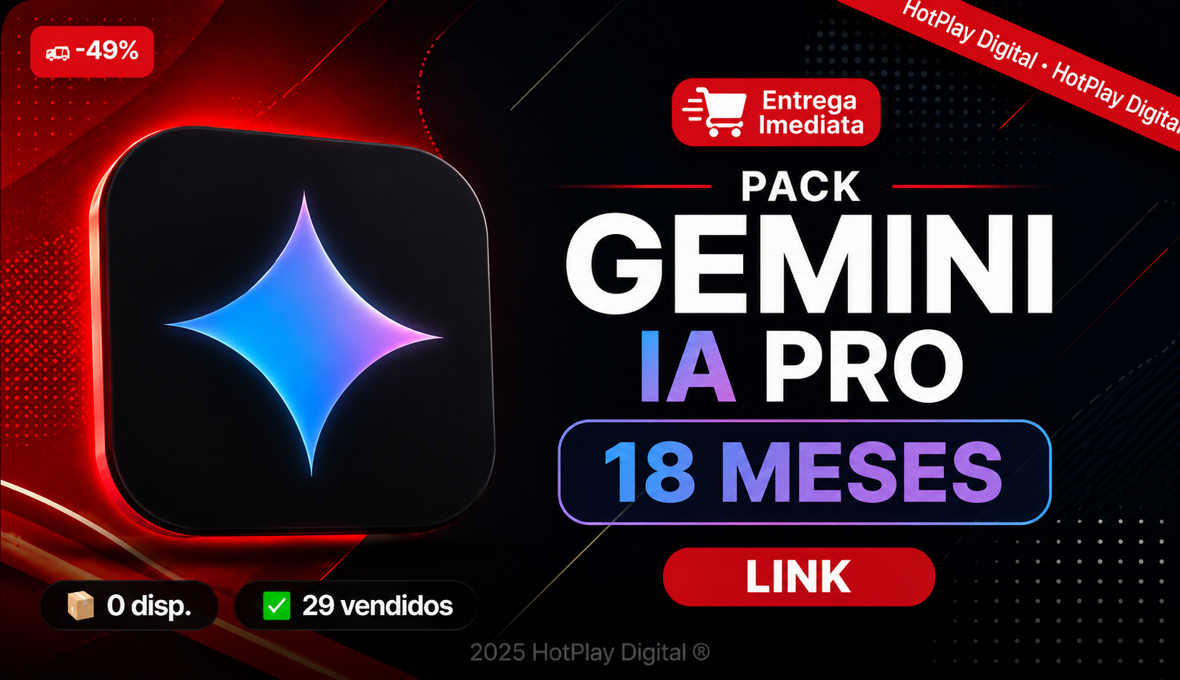 PACK GEMINI IA PRO 18 MESES + 5TB (3 LINKS)